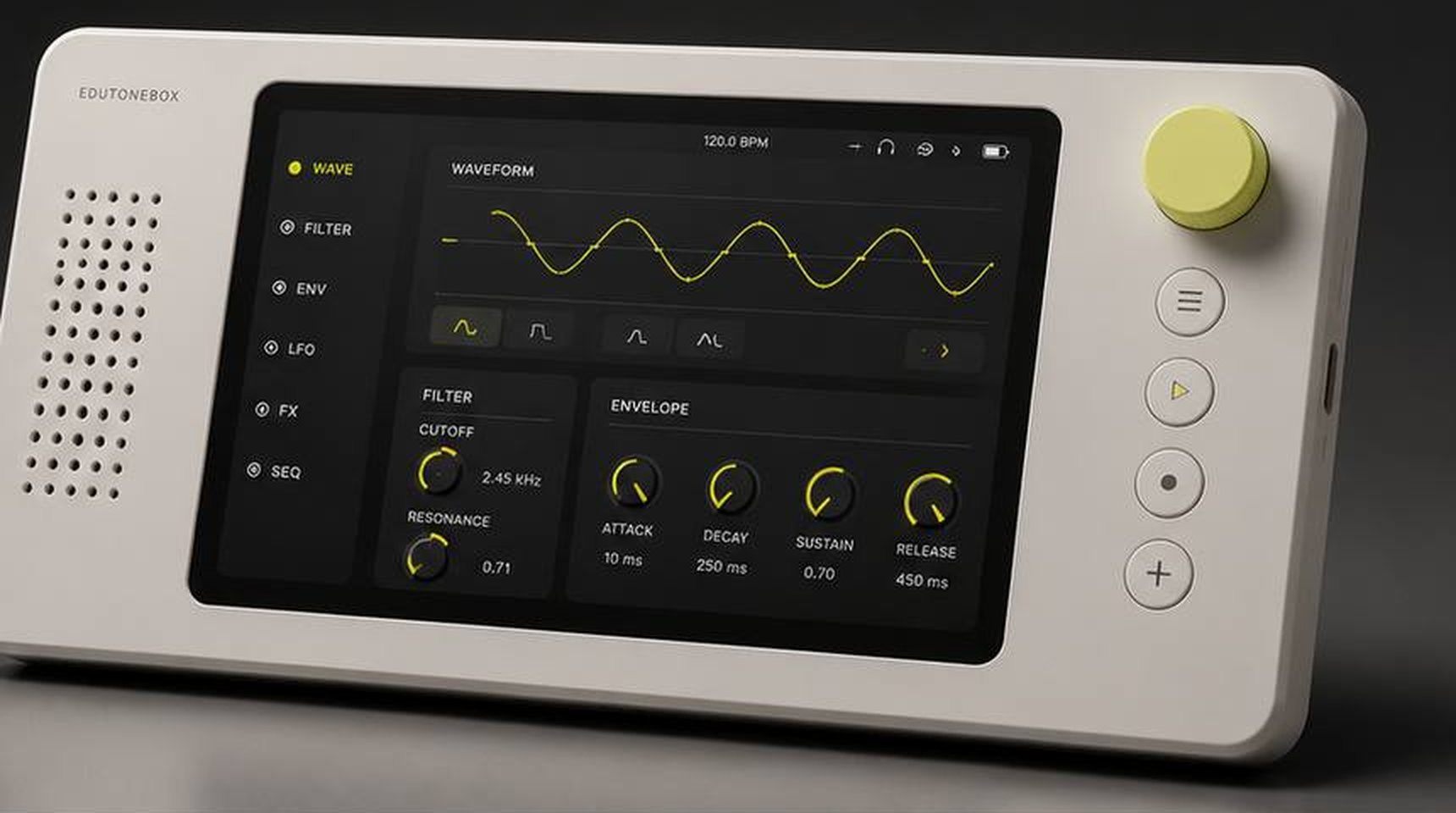 EduToneBox waveform view